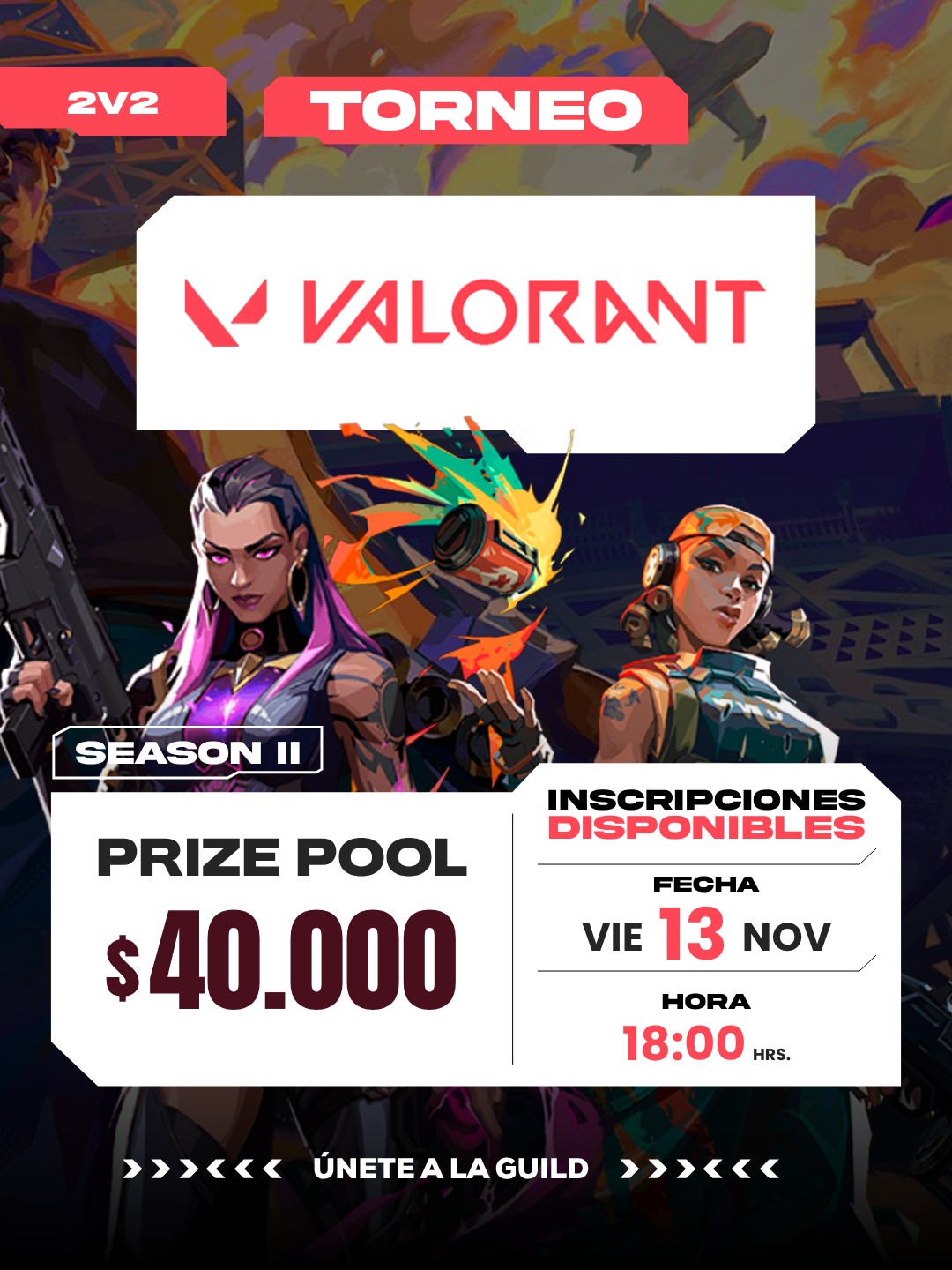 Torneo Valorant Skirmish 2v2