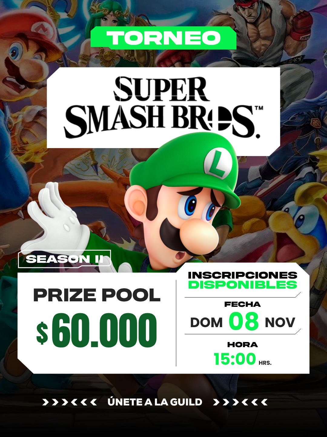 Torneo Super Smash Bros Ultimate 1v1